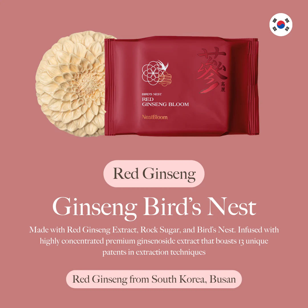 NestBloom Red Ginseng Bloom Birds Nest Packaging