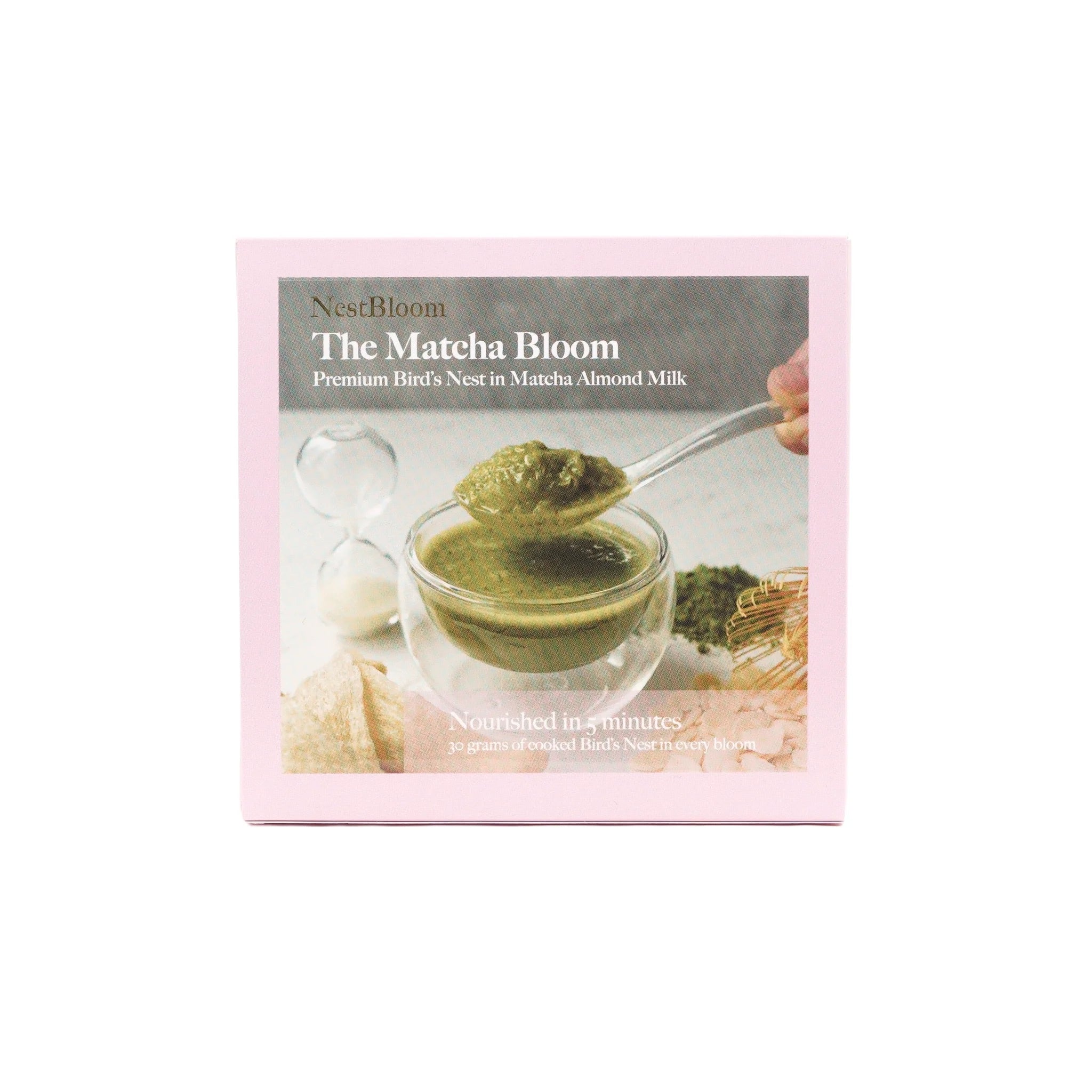 NestBloom Matcha Bloom Birds Nest before and after