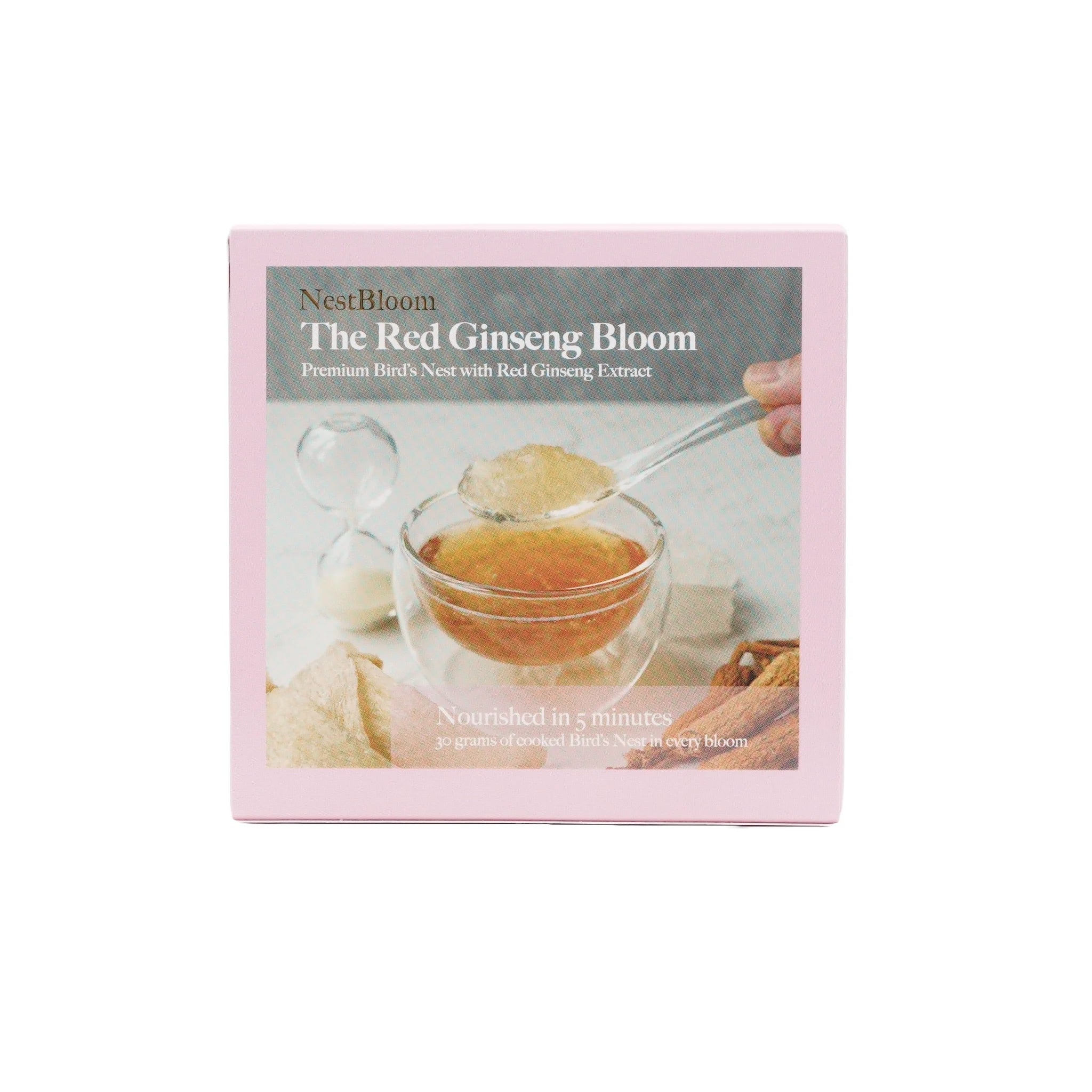 NestBloom Red Ginseng Bloom Birds Nest before and after