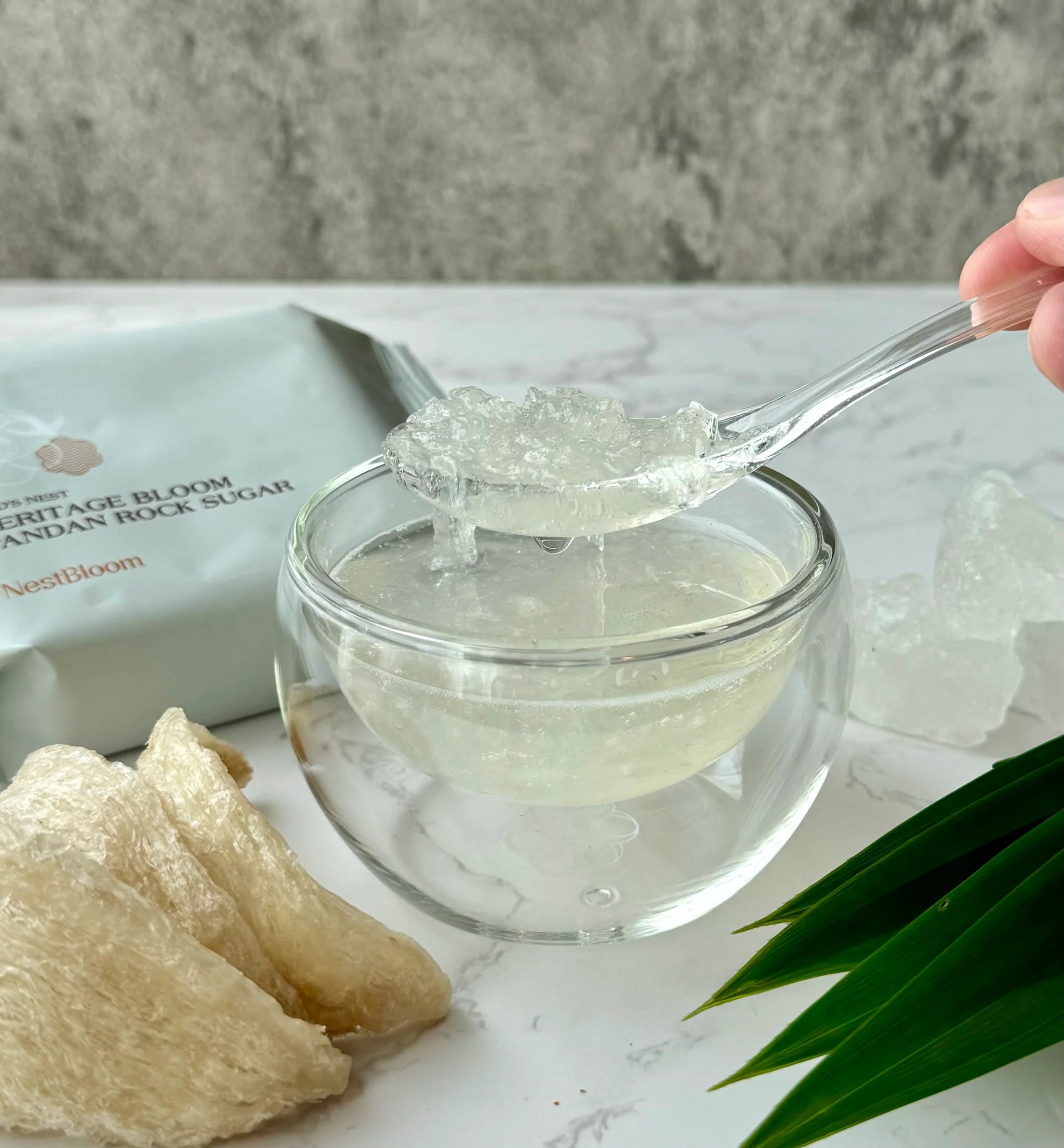 NestBloom Ritual Bowl with Birds Nest